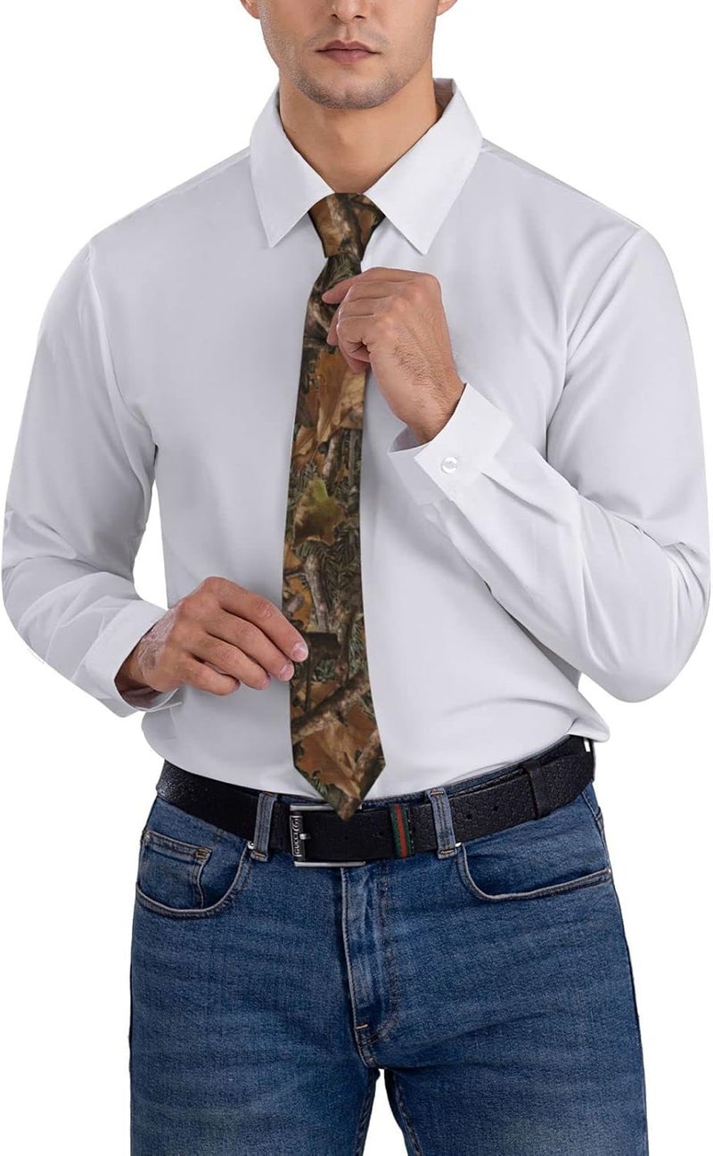 Yilad Tie for Men and Boy Novelty Fun Full Print Men's Necktie Skinny Fashion Narrow Wide - Image 4